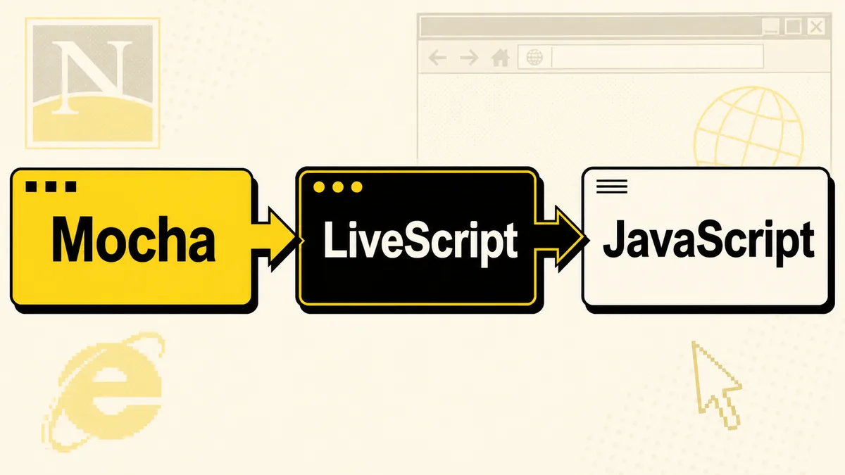 Mocha LiveScript JavaScript 이름 변경 타임라인