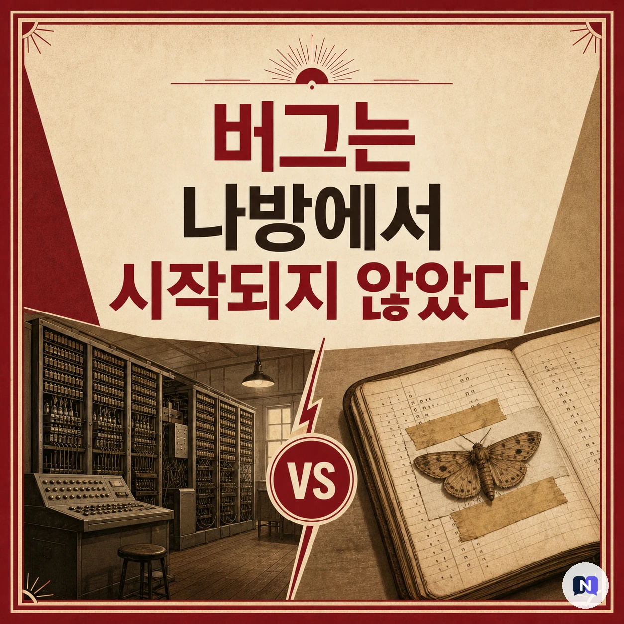 컴퓨터 '버그'는 나방 때문에 생긴 말이 아니다 — 1947년 그레이스 호퍼 나방 사건의 진실