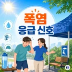 폭염에 어지럽고 땀이 안 난다면 응급 신호 — 온열질환 예방과 응급처치