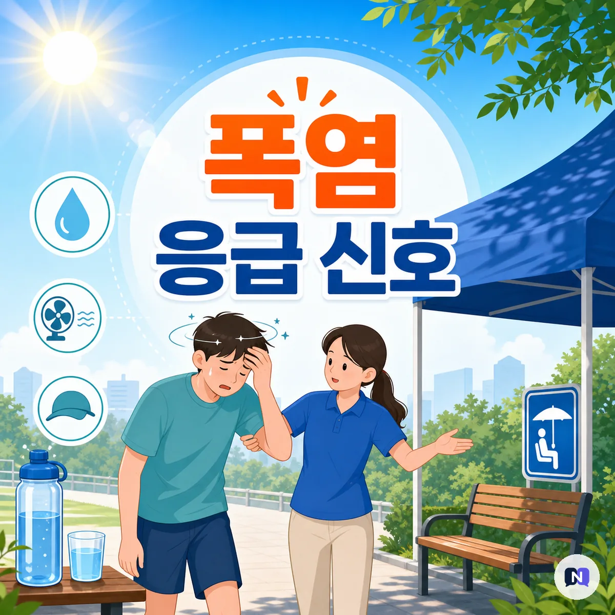 폭염에 어지럽고 땀이 안 난다면 응급 신호 — 온열질환 예방과 응급처치