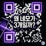 QR코드는 왜 모서리 네모가 세 개뿐일까 — 1:1:3:1:1의 비밀